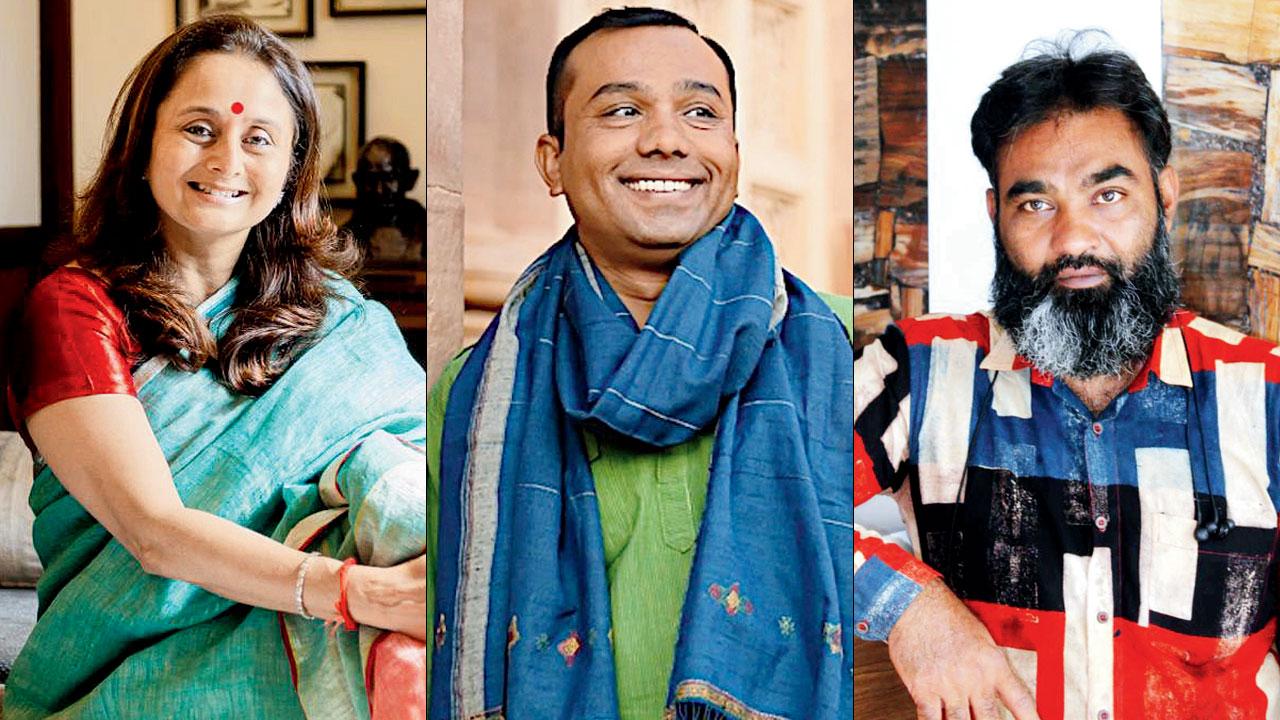 (From left) Dhaval Udeshi, Sanjay Shetty and Pawan Shahri