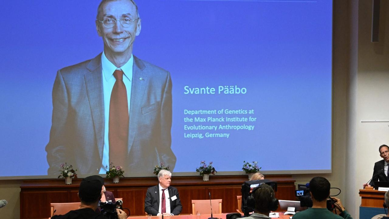 Swedish geneticist Svante Paabo receives Nobel Prize in Medicine