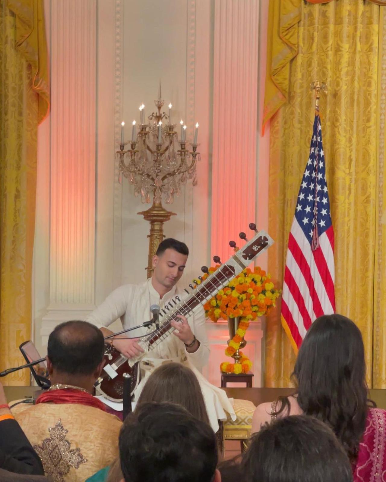 The reception saw some enthralling cultural events, including performances by sitarist Rishab Sharma and dance troupe The Sa Dance Company. The guests, dressed in traditional Indian attires such as saree, lehenga and sherwani, relished some mouthwatering Indian delicacies