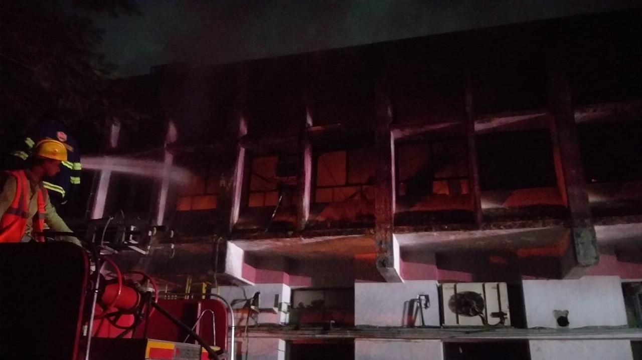 IN PHOTOS: Fire breaks out at ball bearing company in Thane