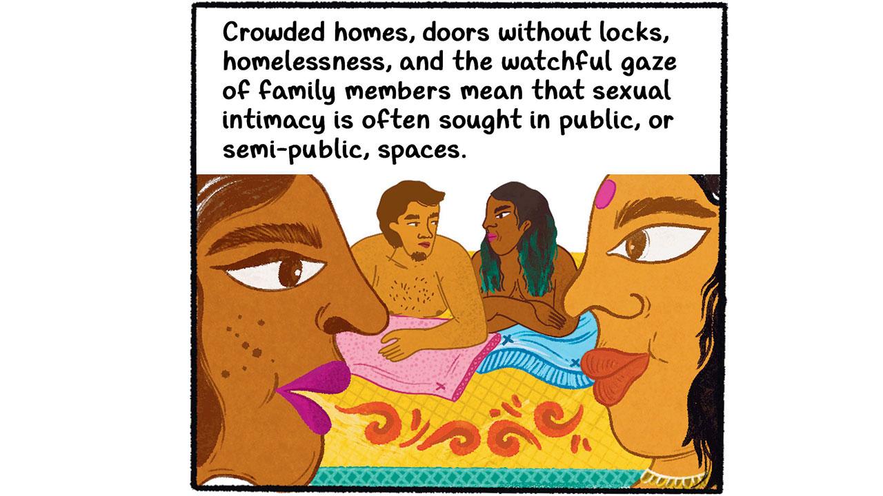 Panels from Sex in the Indian City