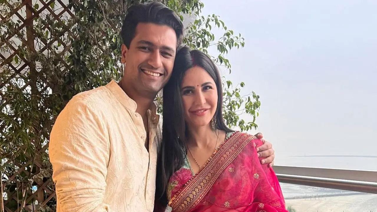 See how Vicky-Katrina celebrated their first Diwali as Mr and Mrs