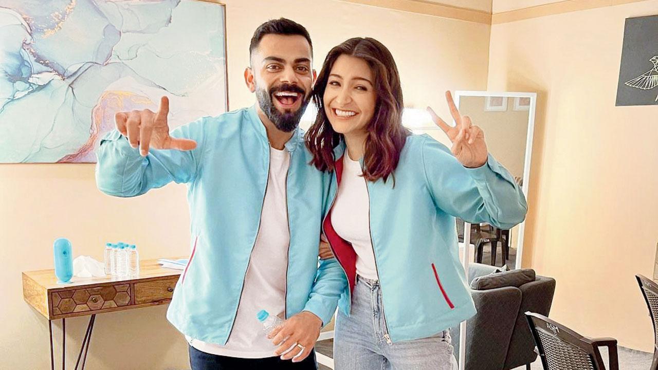 Virat Kohli and Anushka Sharma. Pic Courtesy/Instagram