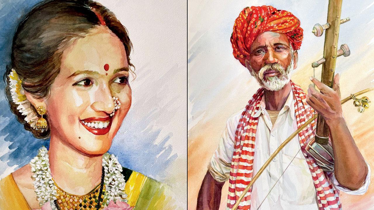 Watercolour wonders: An artist's reflection of human emotions in warm colours