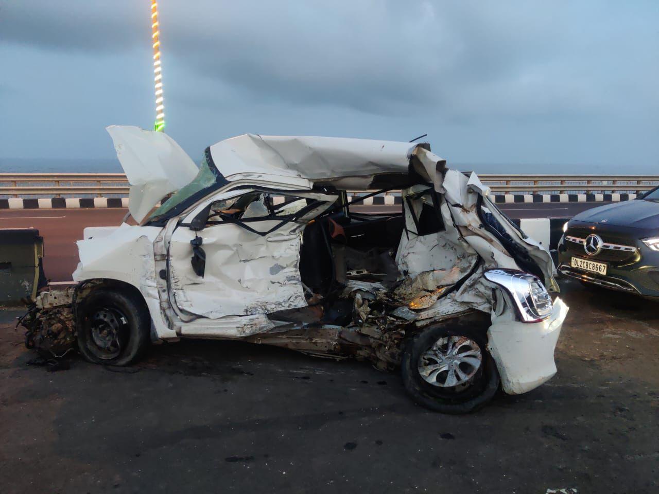 The accident took place around 3 am between pole numbers 76 and 78 on the south-bound stretch of the sea link bridge, which connects Bandra in western suburbs to Worli in south Mumbai.