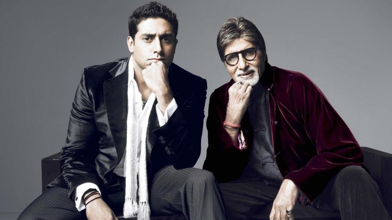 Abhishek Bachchan shares BTS video of surprising Amitabh Bachchan on 'KBC' sets