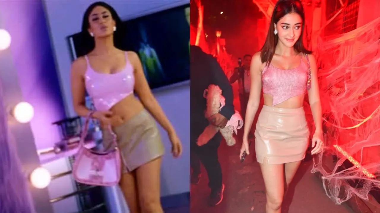 Ananya was spotted at a Halloween party in the city where other friends including Shanaya Kapoor, Navya Naveli Nanda, Aryan Khan, and Sara Ali Khan also joined her. Read full story here
 