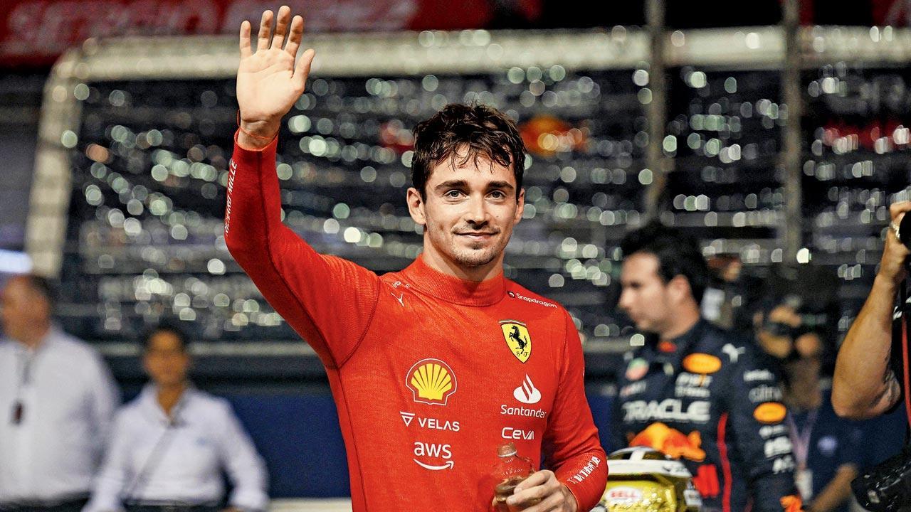 Ferrari’s Leclerc on pole for Singapore GP