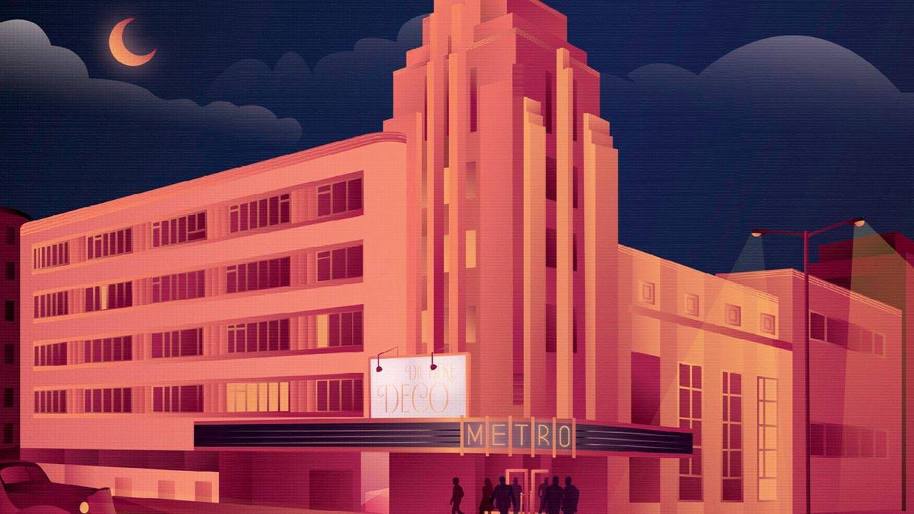 Are you a film buff? This artist has created unique illustrations of Mumbai's Art Deco cinema halls