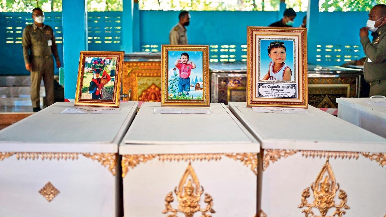 Thailand shooting: Daycare centre attack victims mourned