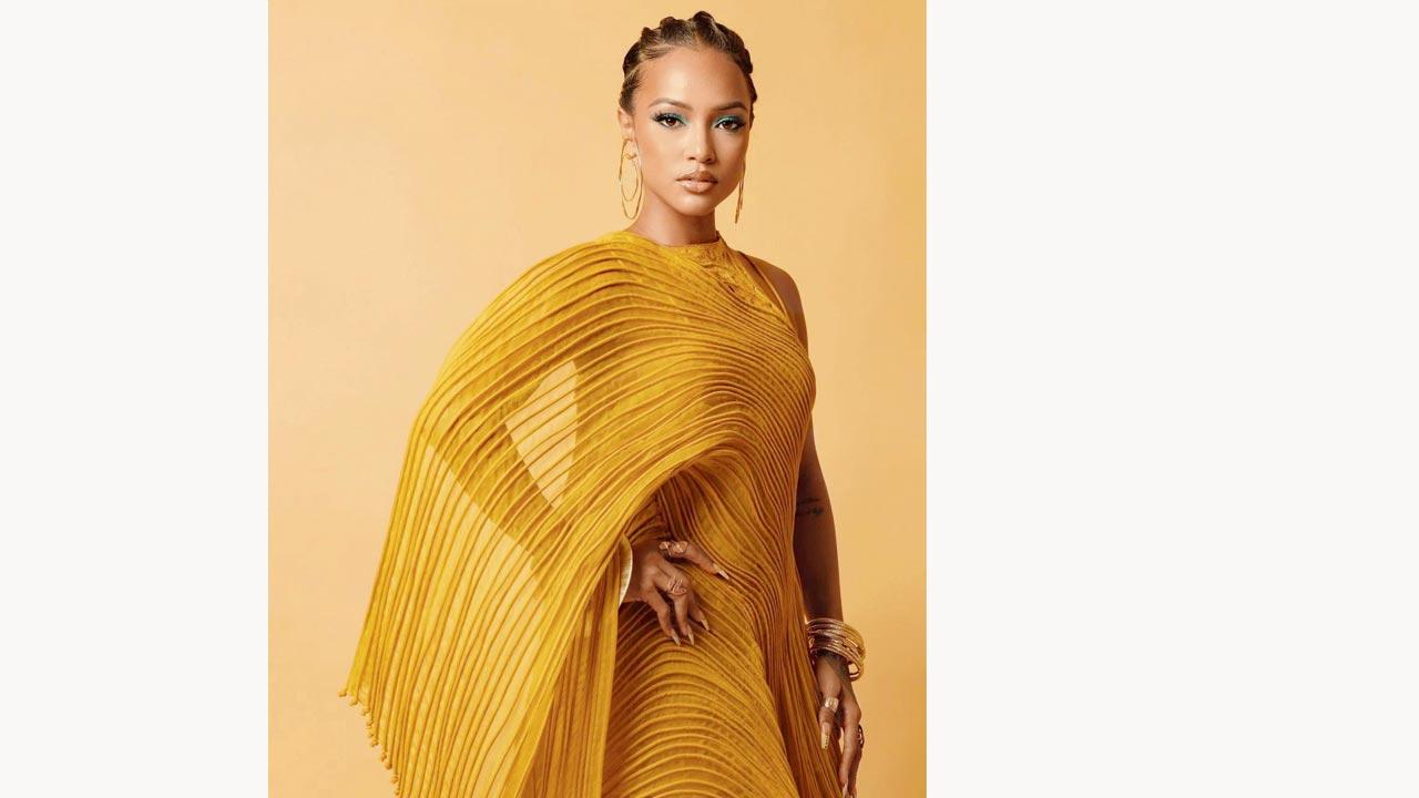 Karrueche Tran at the Black Panther: Wakanda Forever premiere. Picture courtesy/Instagram