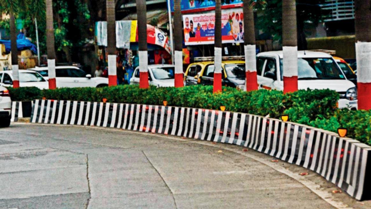 Mumbai: Why does only D Ward get tiled dividers, ask activists