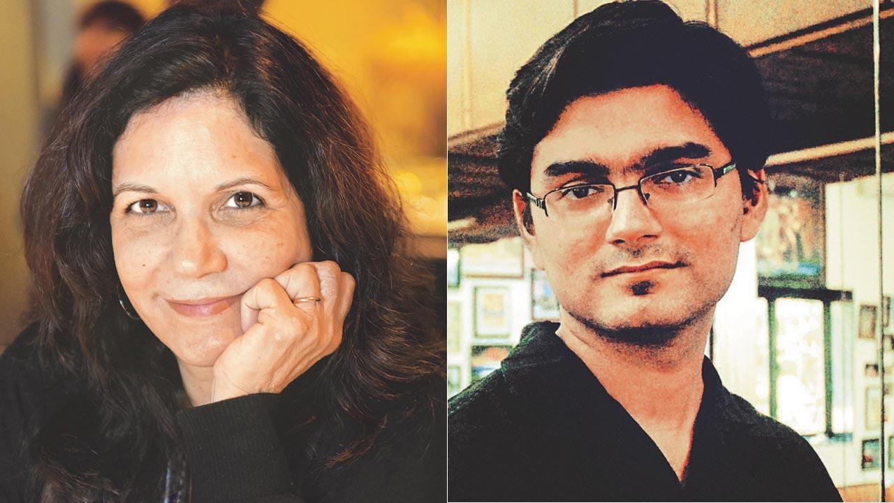 Festival director Amy Fernandes; (right) artistic director Quasar  Thakore Padamsee