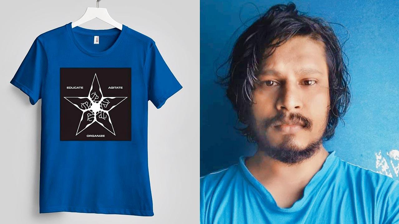 A T-shirt by Panther’s Paw; (right) Yogesh Maitreya