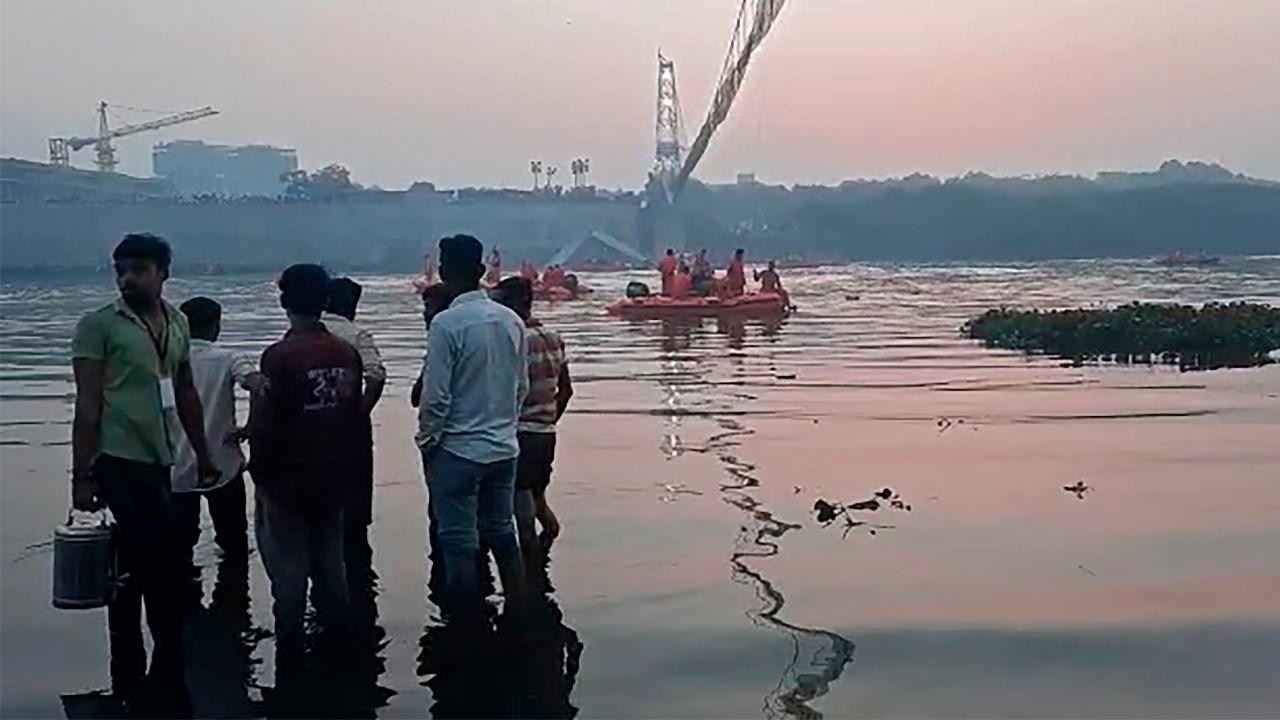 A private operator had carried out the repair work of the bridge for nearly six months before it was reopened to the public on the Gujarati New Year Day on October 26