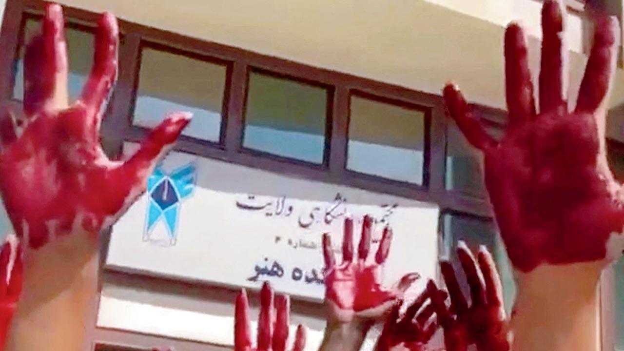 Gunfire, blasts in western Iran amid Mahsa Amini protests