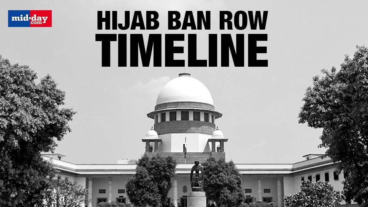  SC Gives A Split Verdict In Hijab Ban Case,  Here’s The Hijab Ban Row Timeline