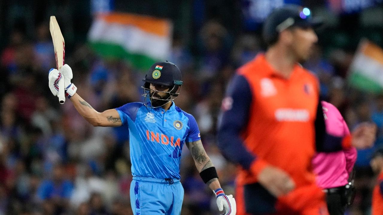 India produced a solid batting display with Rohit Sharma (53), Virat Kohli (62 not out) and Suryakumar Yadav (51 not out) -- all scoring scintillating fifties.