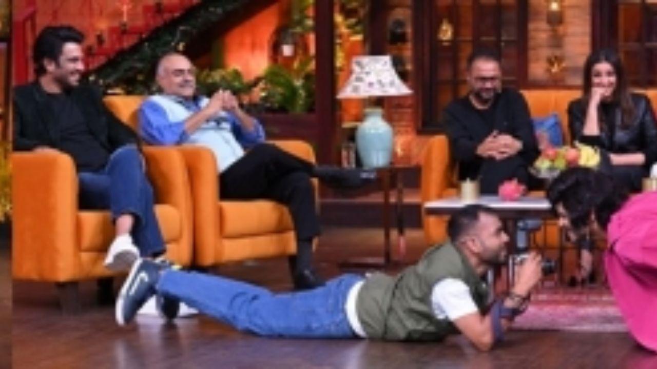 Siddharth Sagar plays Ranveer Singh on Kapil's show