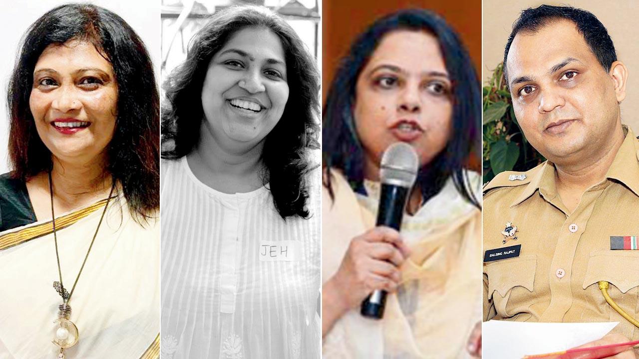 Anita Shetty, Jehanzeb Baldiwala, Masarrat Khan and DCP Balsing Rajput