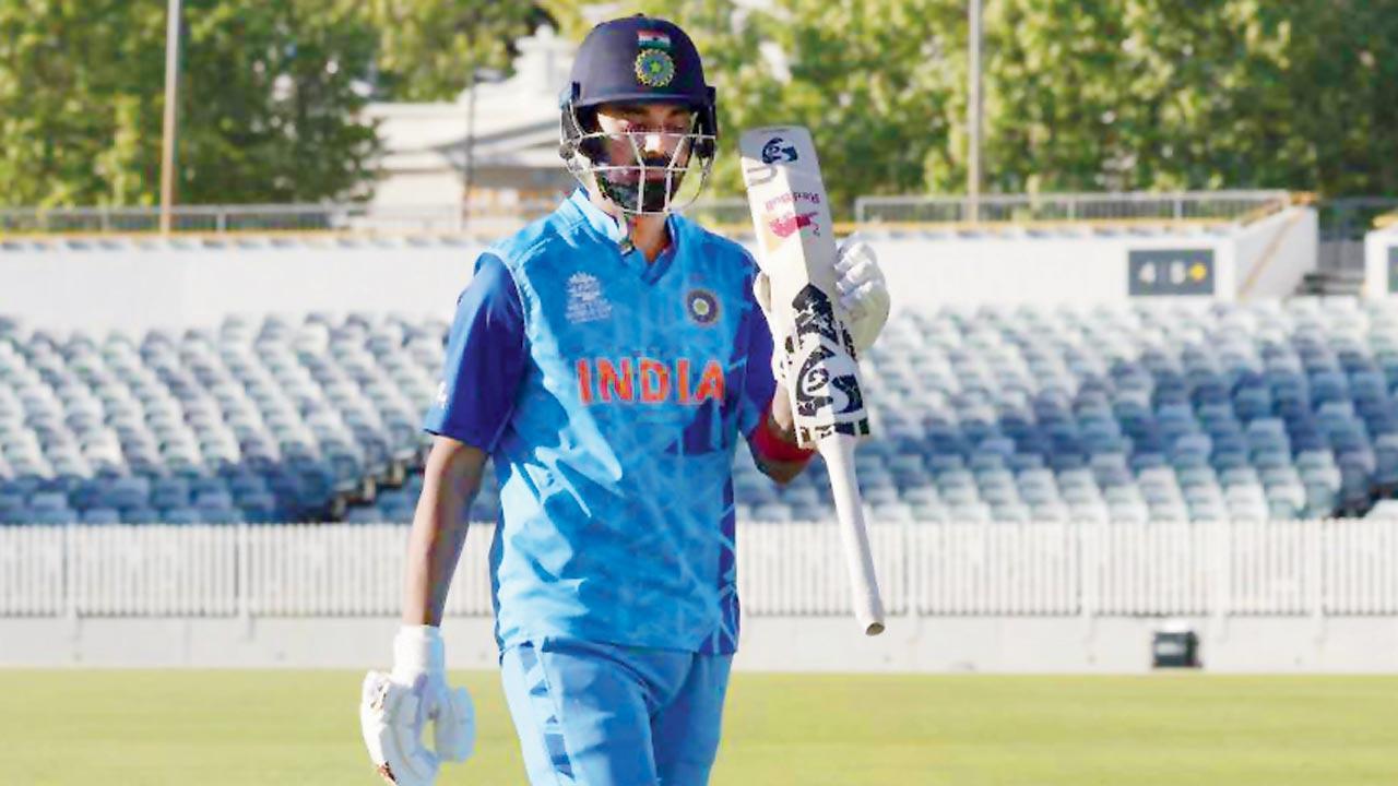 KL Rahul’s 74 in vain as India lose warm-up match by 36 runs