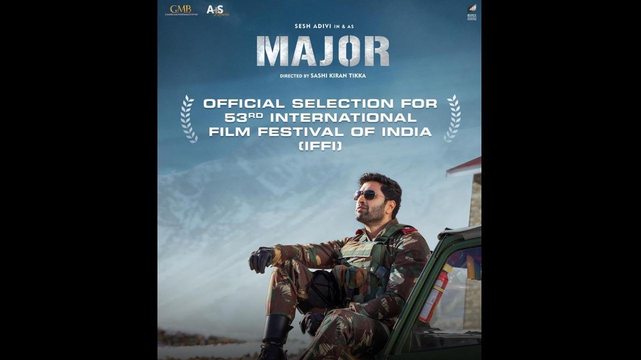 Adivi Sesh's 'Major' makes it to IFFI selection as a Hindi language film