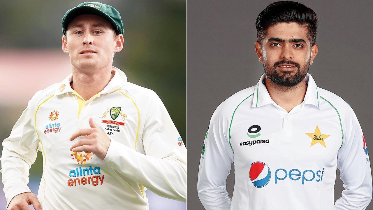 Marnus Labuschagne; (right) Babar Azam