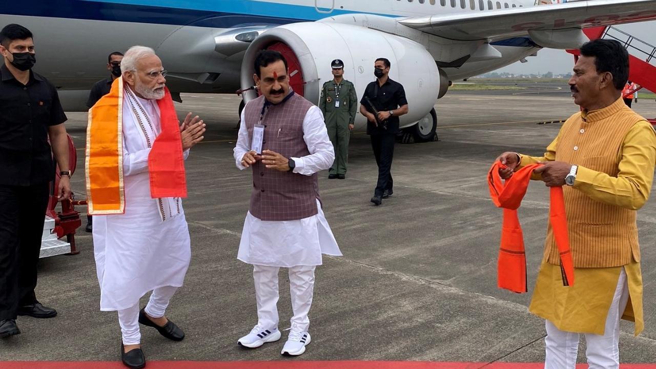 PM Modi inaugurates phase I of Rs 856 crore 'Mahakal Lok' corridor in Ujjain