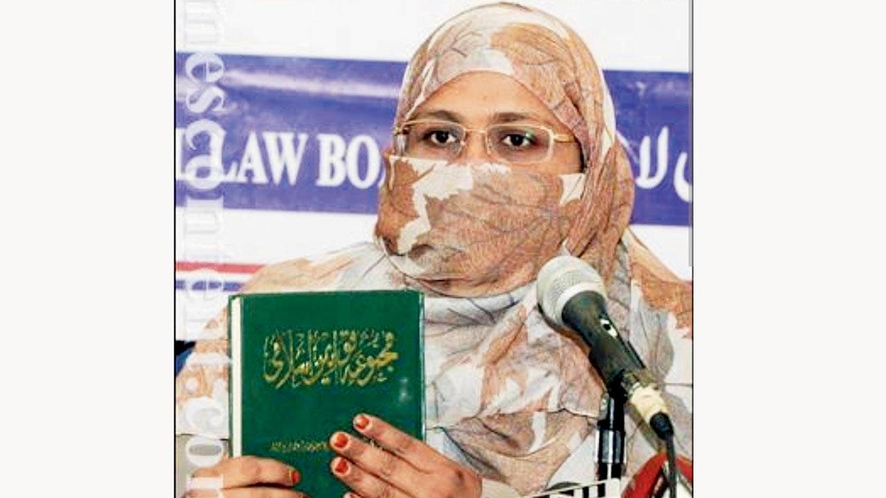 Dr Asma Zehra, member of All India Muslim Personal Law Board and former convener of its women’s wing
