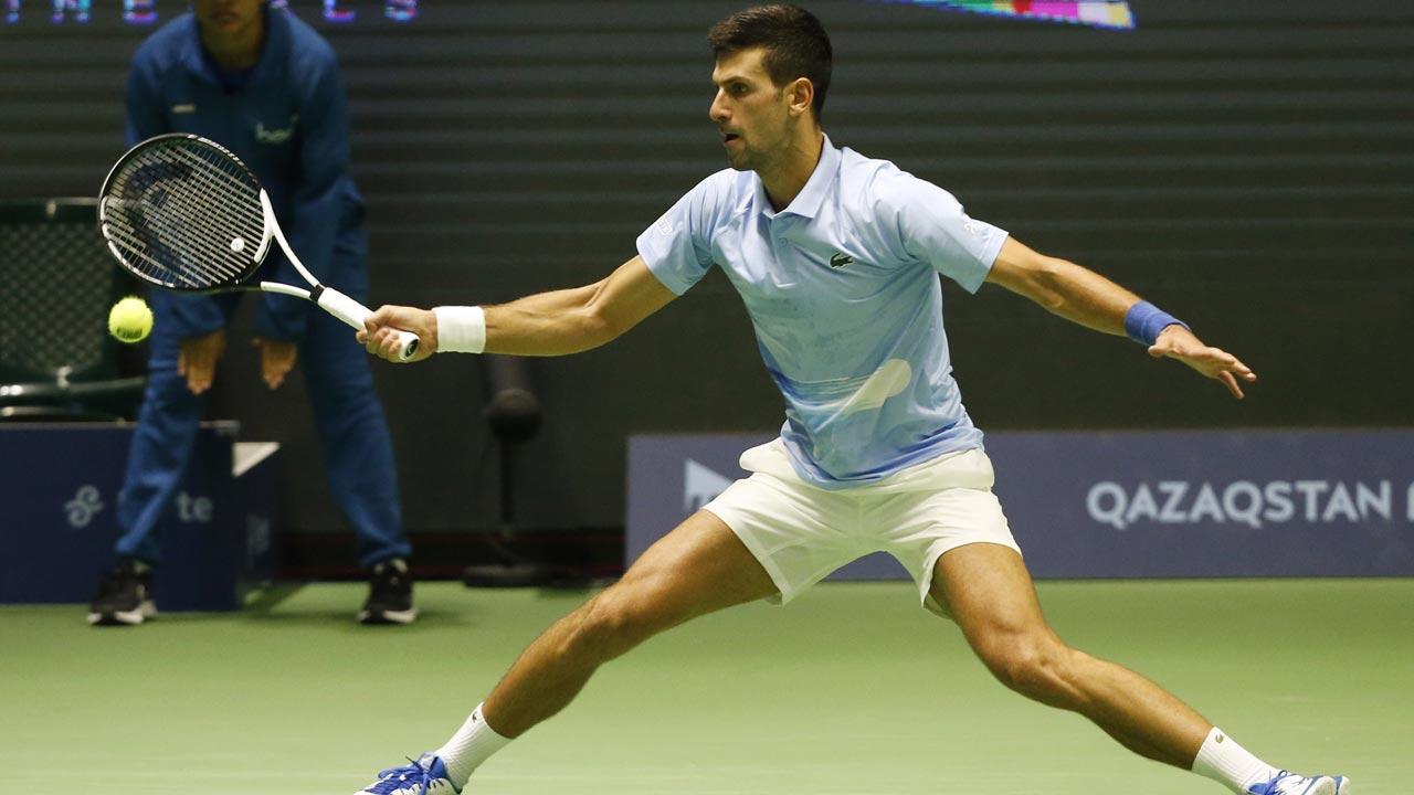 Astana Open: Djokovic advances to final after Medvedev retires