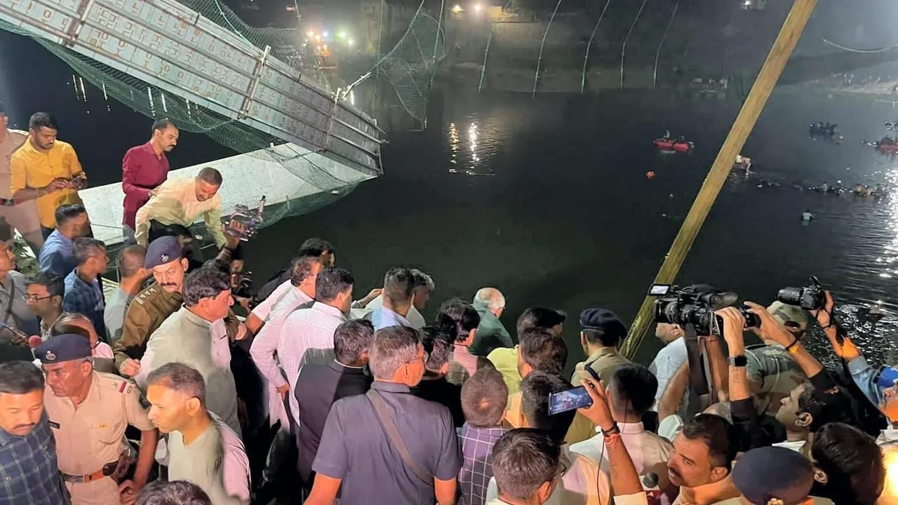 Morbi tragedy: FIR against bridge maintenance and operation agencies, some persons called for questioning, say Police