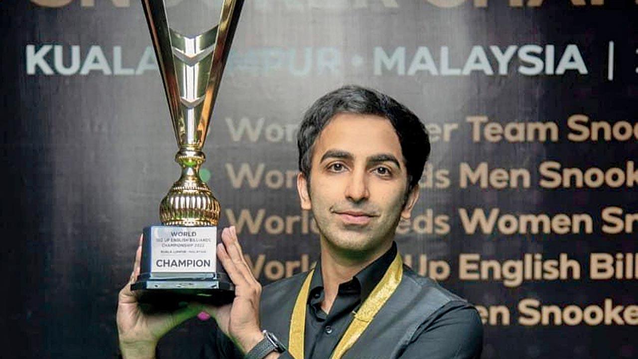 It’s a High five for Pankaj Advani