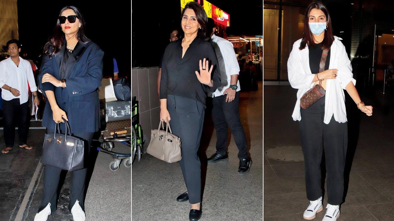 Sonam K Ahuja; Neetu Kapoor and Anushka Sharma