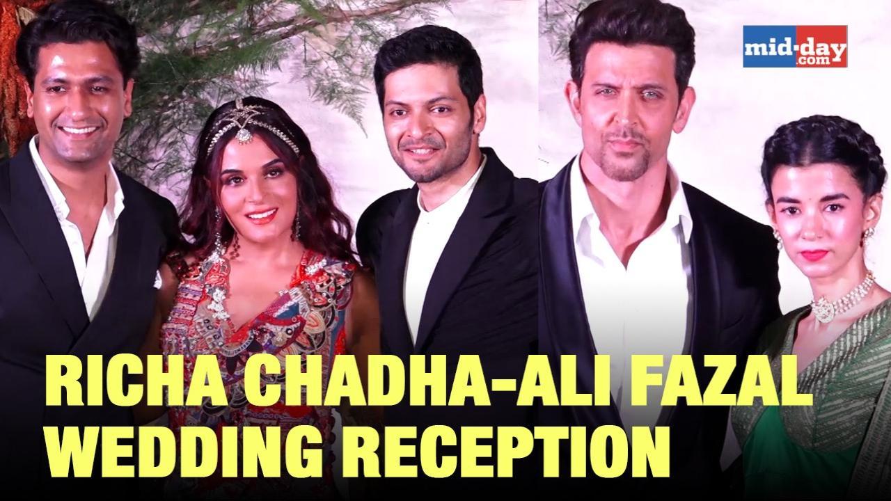 Hrithik Roshan, Vicky Kaushal Among Others Grace Richa-Ali's Wedding Reception