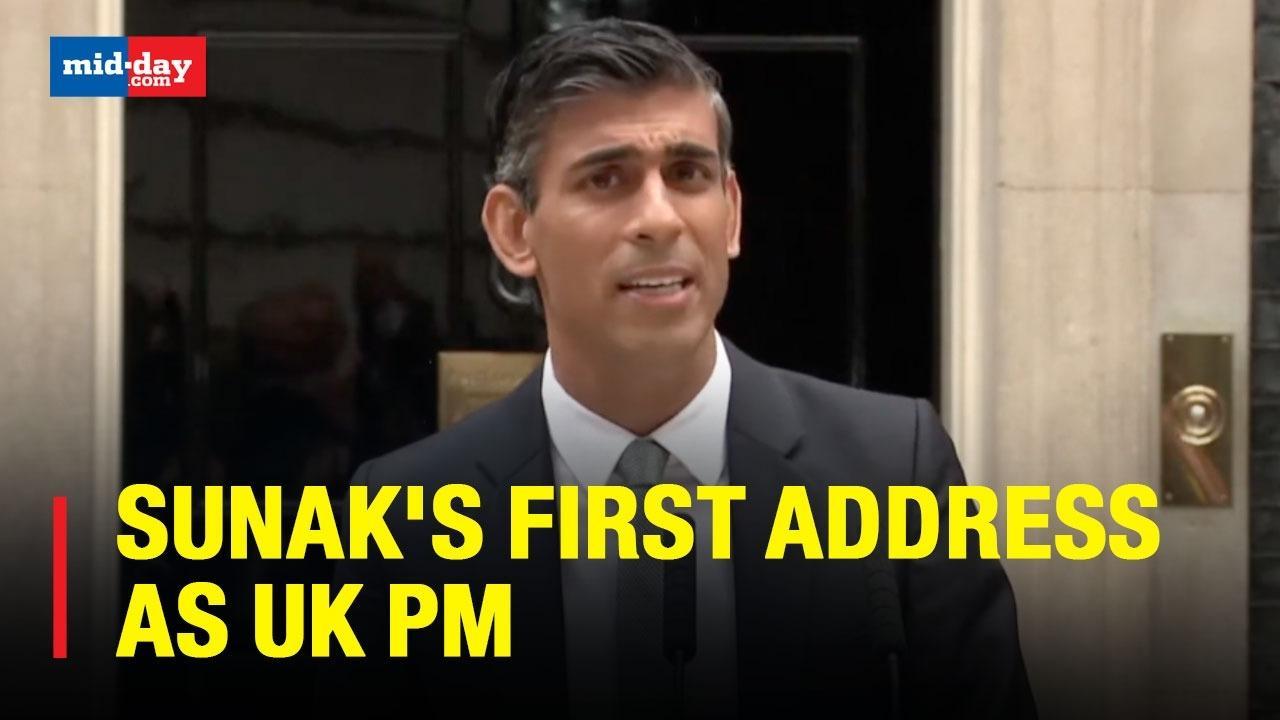  What Rishi Sunak Said In his First Address To Public