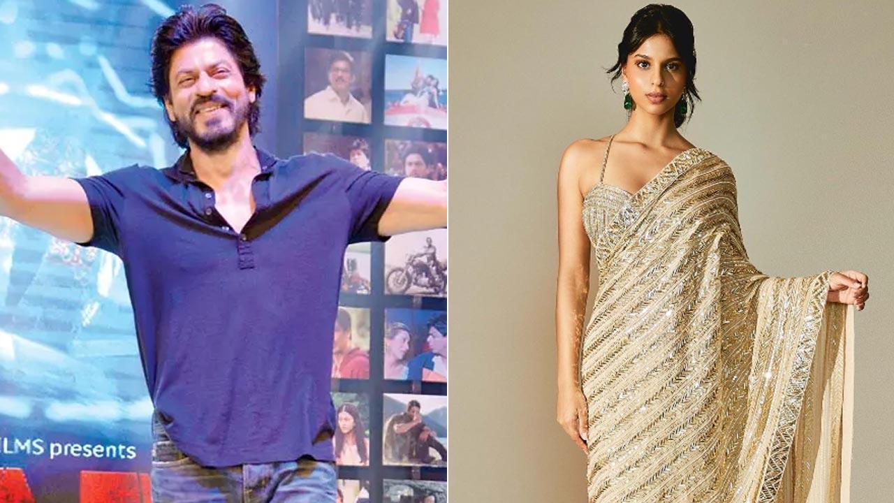 Shah Rukh Khan calls daughter Suhana's saree picture 