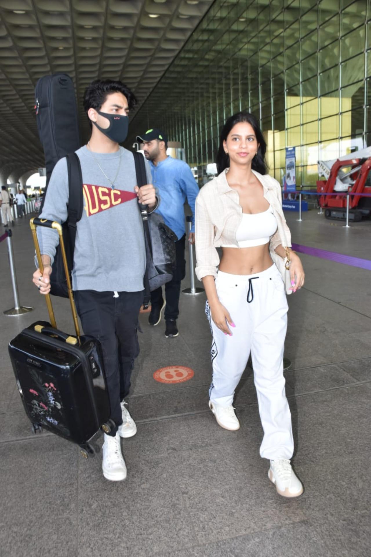It's unknown where Shah Rukh Khan's children were heading. However, hours later, Aryan and Suhana's cousin Arjun dropped a picture of Dubai's skyline, hinting that they all are holidaying in the UAE