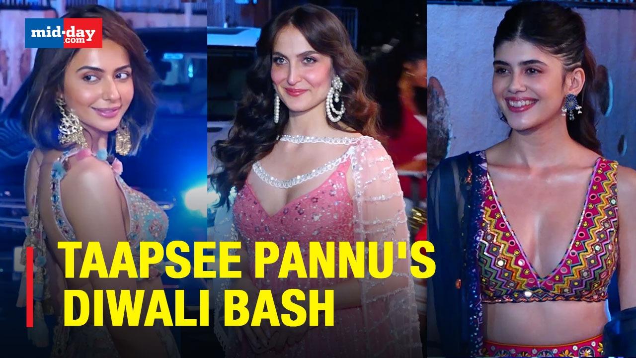 Diwali 2022: Genelia-Riteish and Rakul Preet Singh At Taapsee Pannu's Party