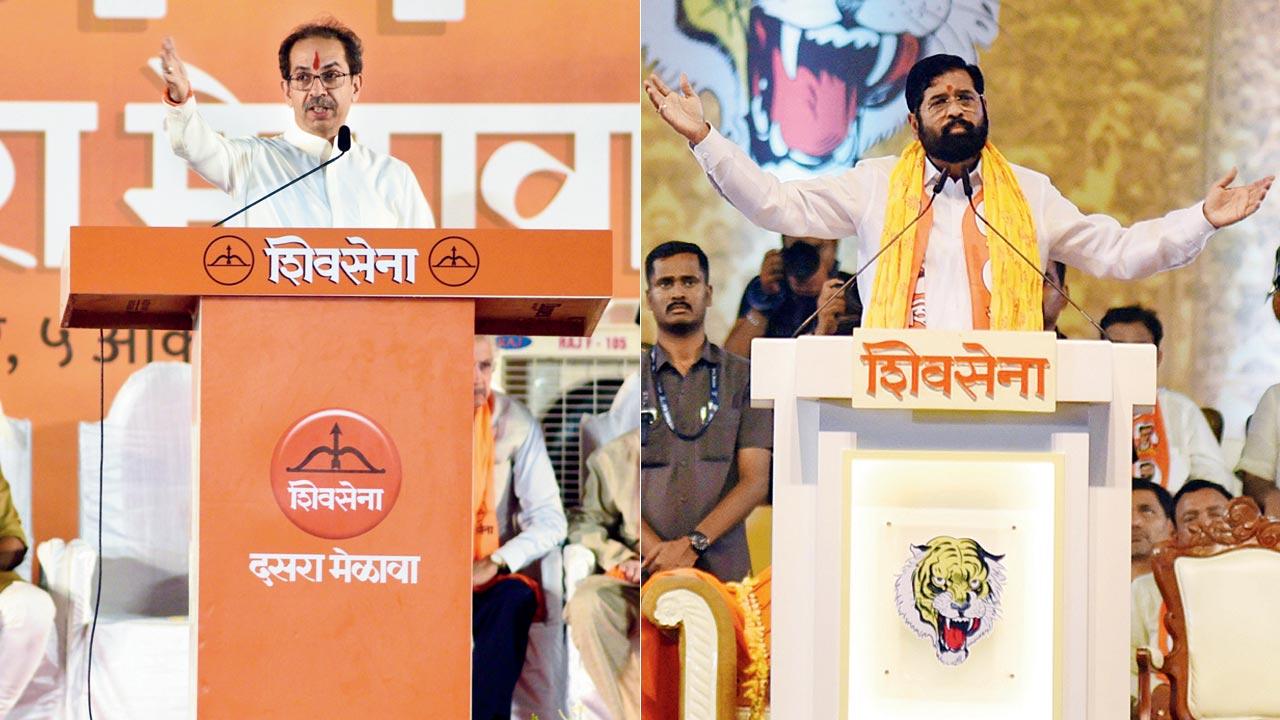 The Uddhav Thackeray and Eknath Shinde camps said they were satisfied with the new names