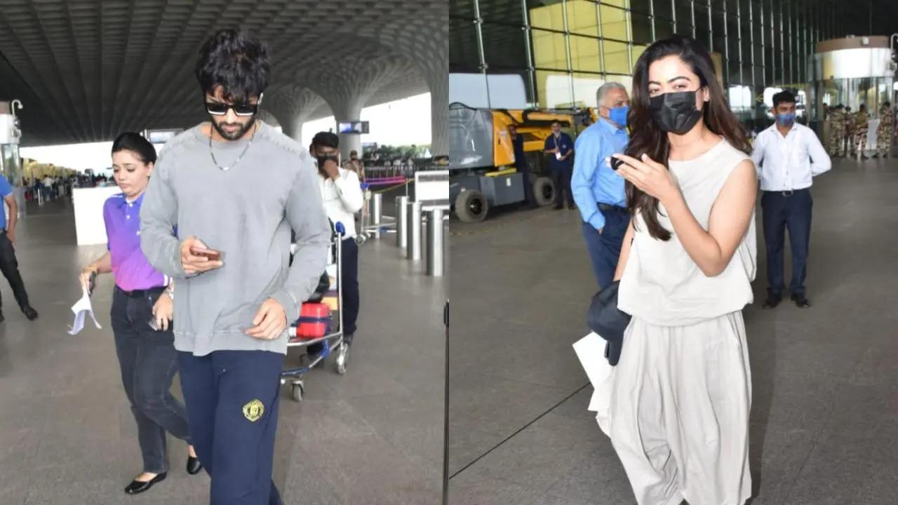 Rashmika Mandanna and Vijay Deverakonda have proven to be a hit pair on screen with the success of their films, 'Geeta Govindam' and 'Dear Comrade'. On Friday, the two were seen spotted at the airport while on their way to Maldives. View all photos here