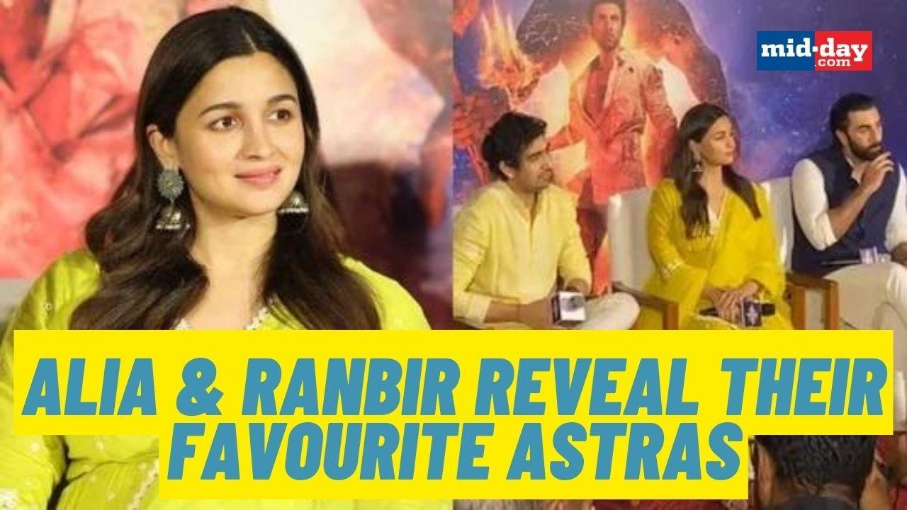 Alia Bhatt and Ranbir Kapoor Reveal Their Favourite Astras In Brahmastra 