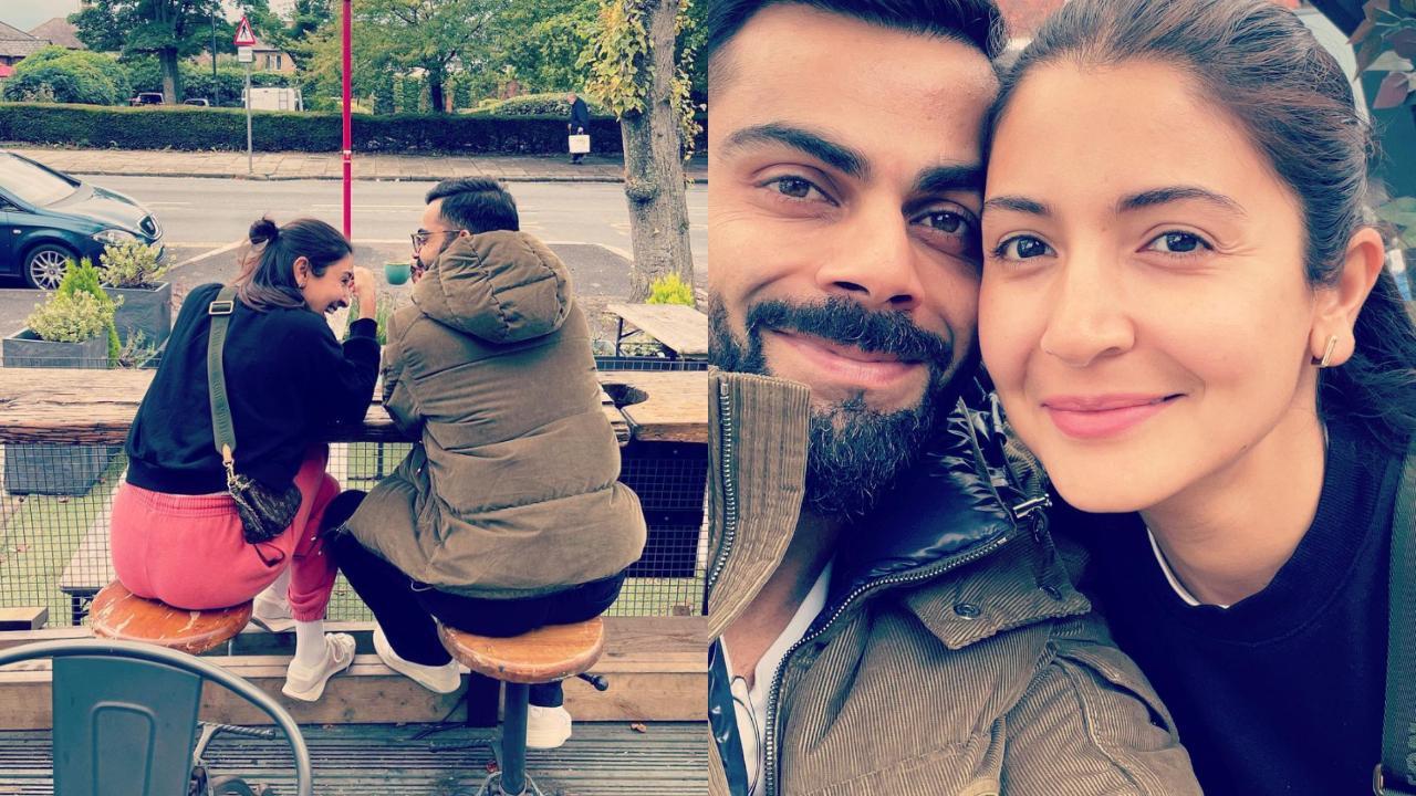 Anushka Sharma gives glimpse of her coffee date with husband Virat Kohli in UK