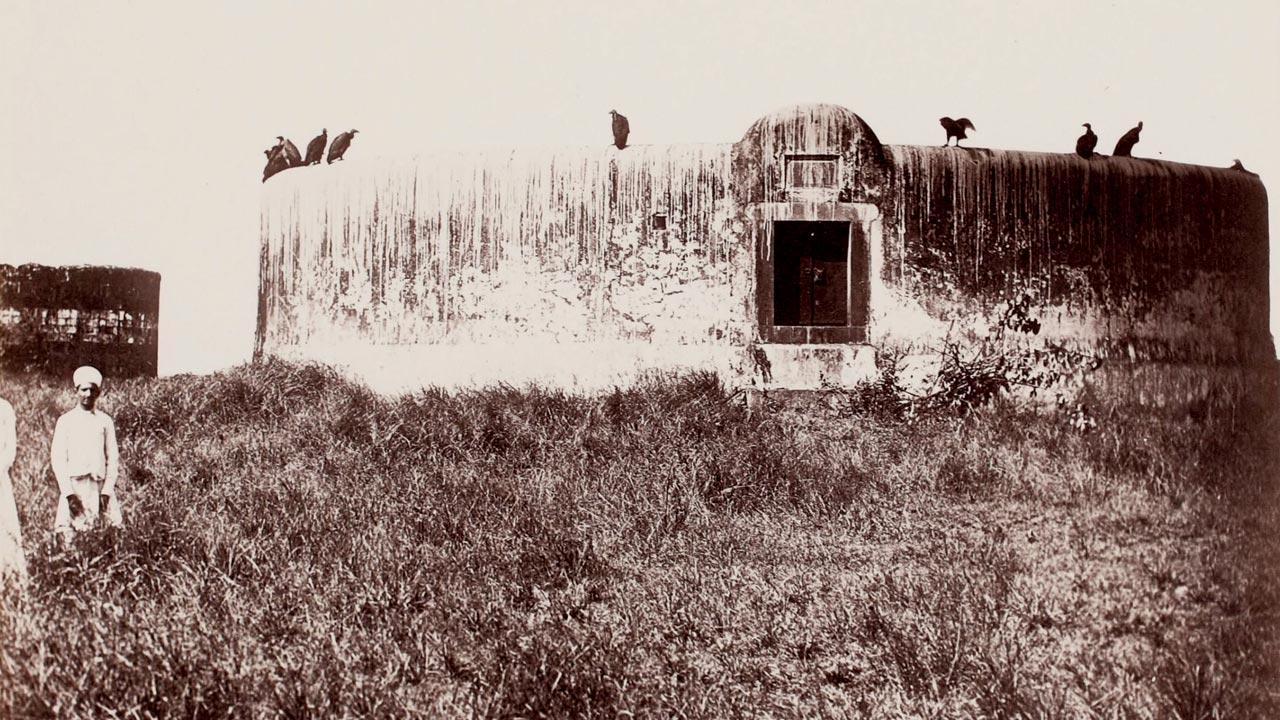 Zarthoshti or Zoroastrian Iranis came to Mumbai in spurts and waves from the late 1700s and were assimilated into existing Parsi homes as domestic help or as gardeners in community spaces such as the Tower of Silence. Tower of Silence in the late 19th century. Pic/Sarmaya Arts Foundation