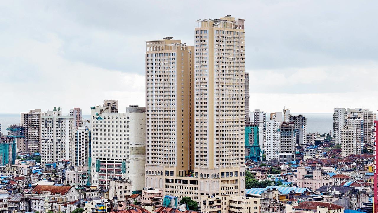 The Al-Sa’Adah towers that were built under the first phase of the project. File pic