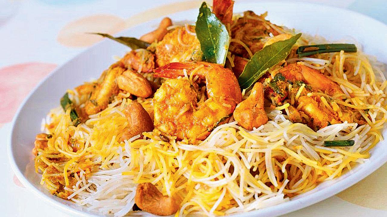 The bee hoon biryani is typically found in Singapore and Malaysia