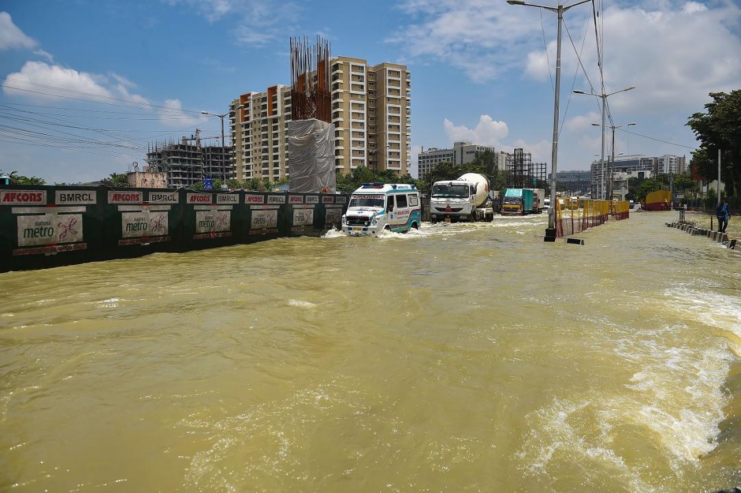 Bengaluru rains: 23-year-old girl electrocuted after scooty skids on flooded road