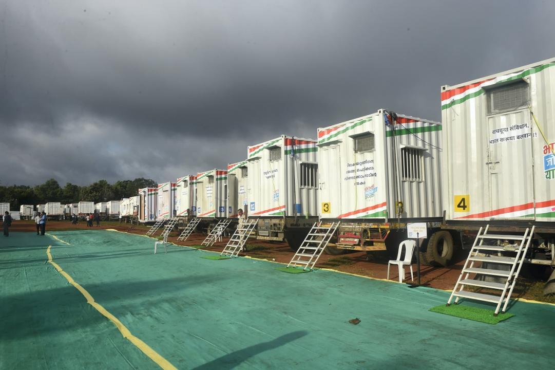 Facilities at campsites, containers 'basic'; BJP trying to 'defame' Yatra: Congress