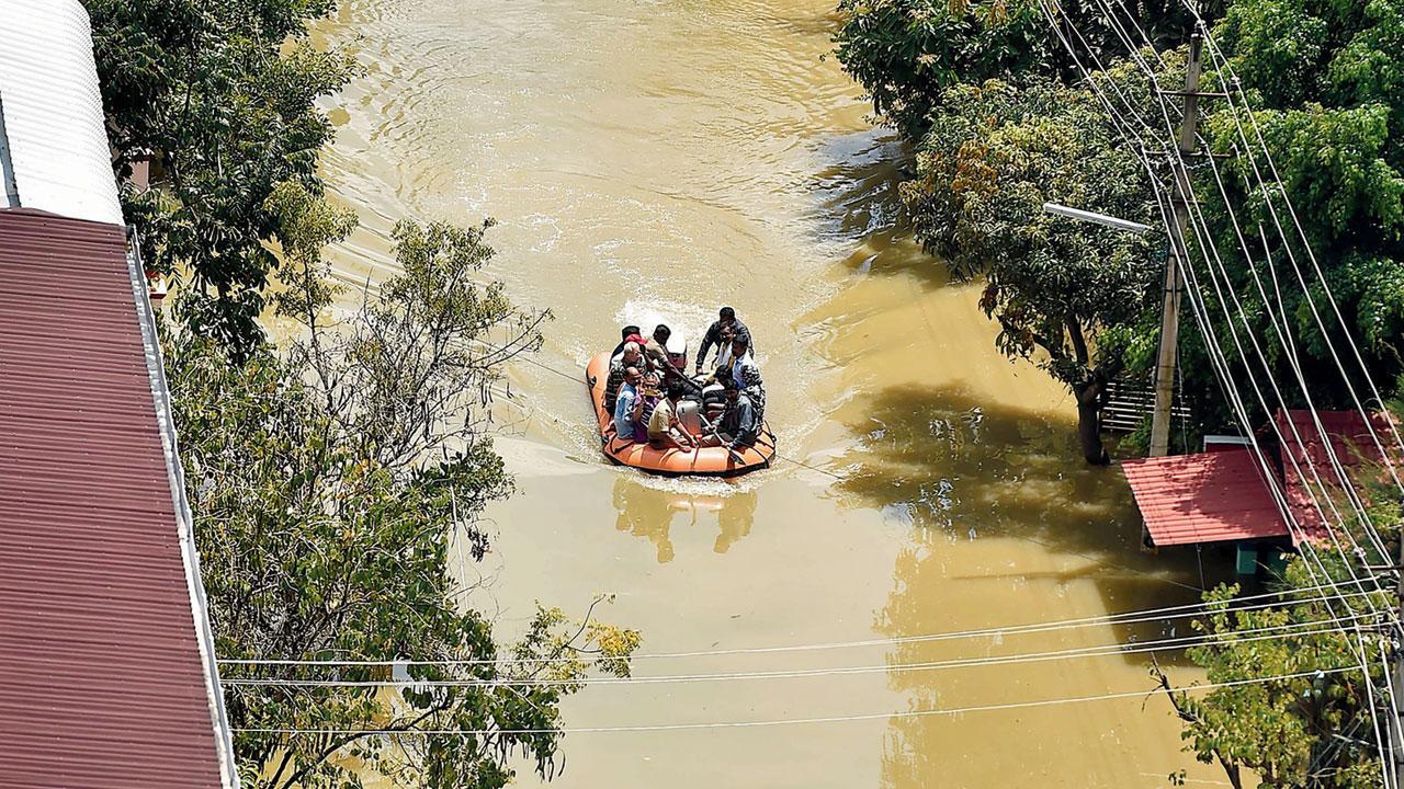 Bengaluru rains: Tractors, boats to rescue of IT city