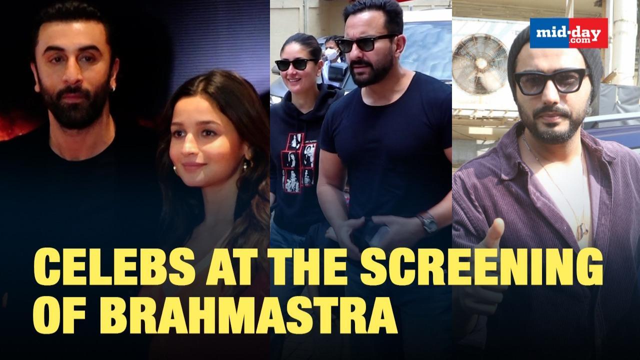 Kareena Kapoor, Saif Ali Khan, & Other Celebs Attend Brahmastra Screening