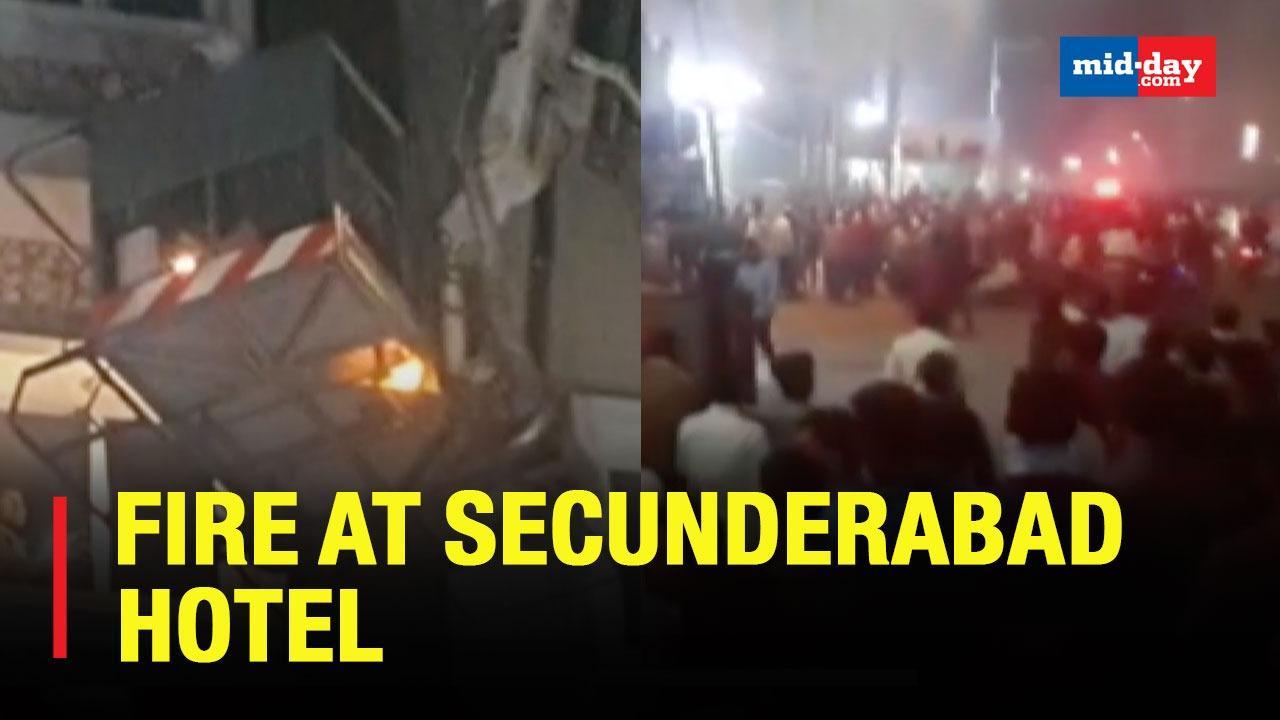 8 People Lost Their Lives After Fire Breaks Out At A Hotel In Secunderabad